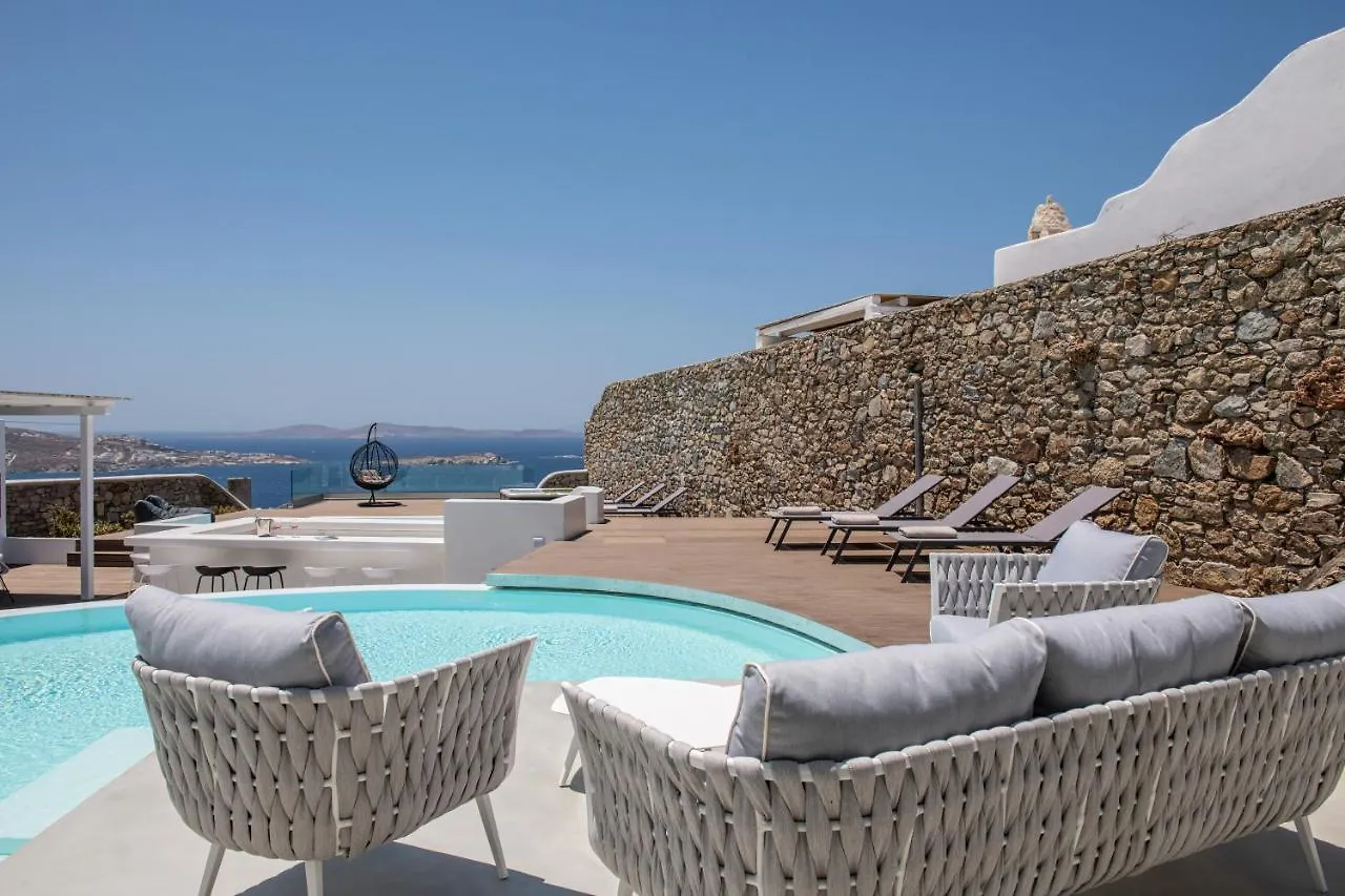 Villa In Mykonos - 6 Bedroom - 1Km From Mykonos Town - Infinity Pool - Sunset View 0*,